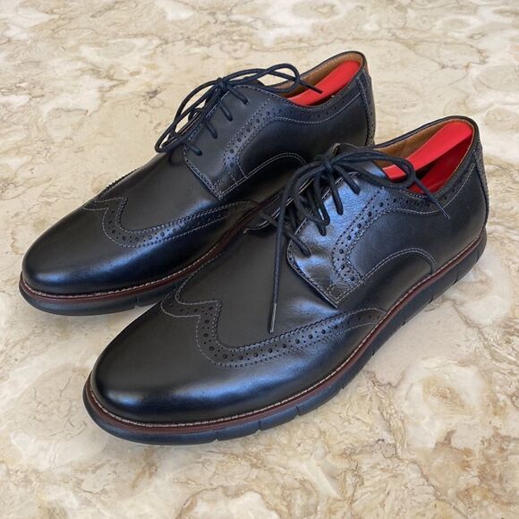JOHNSTON & MURPHY Holden Wingtip Leather Brogues AS NEW - Picture 3 of 15